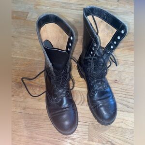 Vintage Vibram Canadian Army Combat Boots